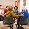 People attending an addiction counseling session